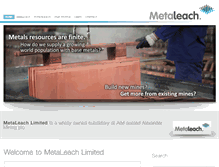 Tablet Screenshot of metaleach.com